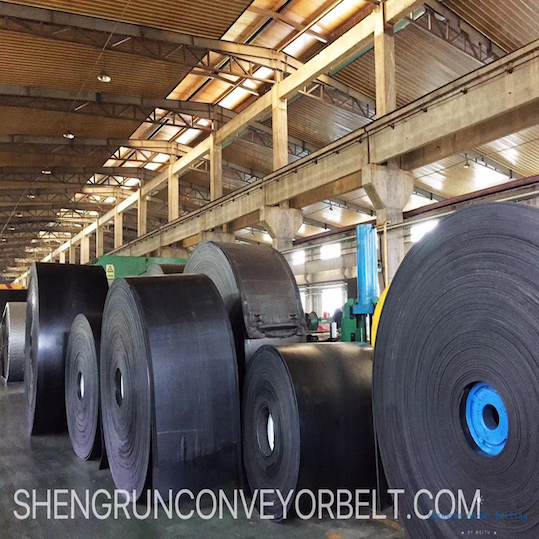 Heat Resistant Rubber Fabric Conveyor Belt For Foundry